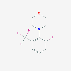 4-(2-Fluoro-6-(trifluoromethyl)phenyl)morpholineͼƬ