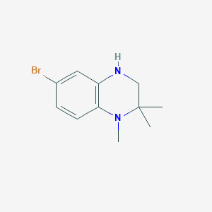 6-Bromo-1,2,2-Trimethyl-1,2,3,4-TetrahydroquinoxalineͼƬ