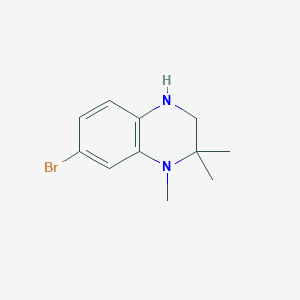 7-Bromo-1,2,2-Trimethyl-1,2,3,4-TetrahydroquinoxalineͼƬ