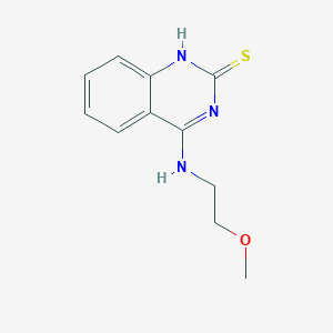 4-[(2-methoxyethyl)amino]quinazoline-2(1H)-thioneͼƬ