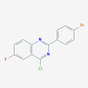 2-(4-Bromophenyl)-4-chloro-6-fluoroquinazolineͼƬ