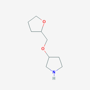 3-(Tetrahydro-2-furanylmethoxy)pyrrolidineͼƬ