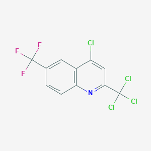 4-Chloro-2-(trichloromethyl)-6-(trifluoromethyl)quinolineͼƬ