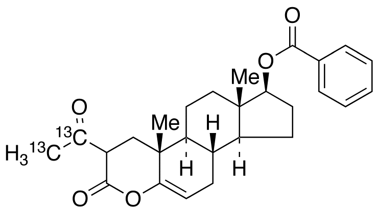 (17)-2-(Acetyl-13C2)-17-(benzoyloxy)-4-oxaandrost-5-en-3-oneͼƬ