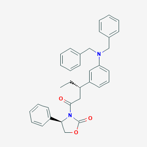 [R-(R*,S*)]-3-[3-[3-[Bis(phenylmethyl)amino]phenyl]-1-oxopentyl]-4-phenyl-2-oxazolidinoneͼƬ