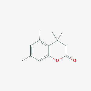 4,4,5,7-tetramethyl-3,4-dihydro-2H-1-benzopyran-2-oneͼƬ