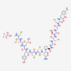 L-?Cysteinyl-?L-?cysteinyl-?L-?-?glutamyl-?L-?tyrosyl-?L-?cysteinyl-?L-?cysteinyl-?L-?asparaginyl-?L-?prolyl-?L-?alanyl-?L-?cysteinyl-?L-?threonylglycyl-?L-?cysteinyl-L-?Tyrosine TrifluoroacetateͼƬ