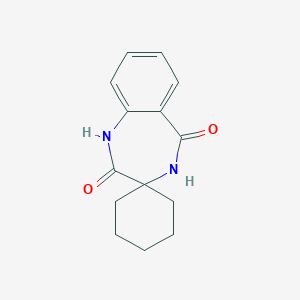 1,2,4,5-tetrahydrospiro[1,4-benzodiazepine-3,1'-cyclohexane]-2,5-dioneͼƬ