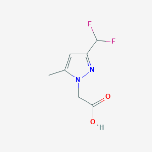 [3-(difluoromethyl)-5-methyl-1H-pyrazol-1-yl]acetic acidͼƬ