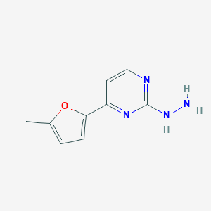 2-hydrazino-4-(5-methyl-2-furyl)pyrimidineͼƬ