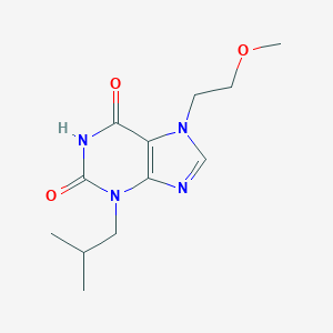 7-(2-Methoxyethyl)-3-(2-methylpropyl)-2,3,6,7-tetrahydro-1H-purine-2,6-dioneͼƬ