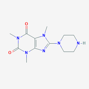 1,3,7-Trimethyl-8-piperazin-1-yl-3,7-dihydro-purine-2,6-dioneͼƬ