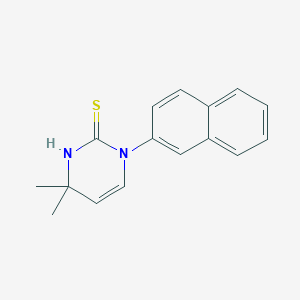 4,4-Dimethyl-1-(2-naphthyl)-1,4-dihydropyrimidine-2-thiolͼƬ