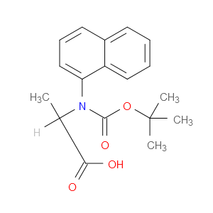 Boc-3-(1-萘基)-D-丙氨酸图片