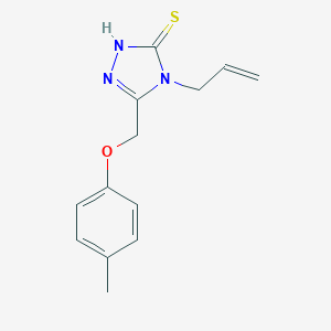 4-allyl-5-[(4-methylphenoxy)methyl]-4H-1,2,4-triazole-3-thiolͼƬ