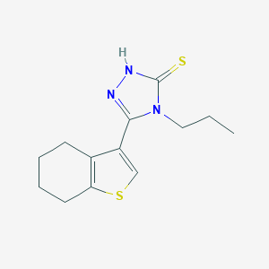 4-propyl-5-(4,5,6,7-tetrahydro-1-benzothien-3-yl)-4H-1,2,4-triazole-3-thiolͼƬ