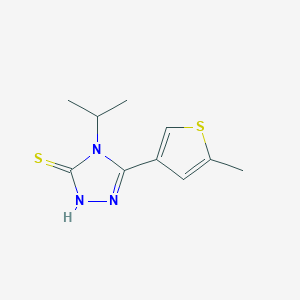 4-isopropyl-5-(5-methylthien-3-yl)-4H-1,2,4-triazole-3-thiolͼƬ