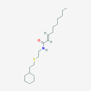 2-(E-2-decenoylamino)ethyl 2-(cyclohexylethyl)sulfideͼƬ