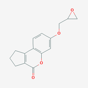 7-(Oxiran-2-ylmethoxy)-2,3-dihydrocyclopenta[c]chromen-4(1H)-oneͼƬ