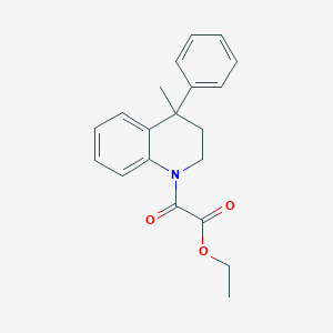 Ethyl(4-methyl-4-phenyl-3,4-dihydroquinolin-1(2H)-yl)(oxo)acetateͼƬ