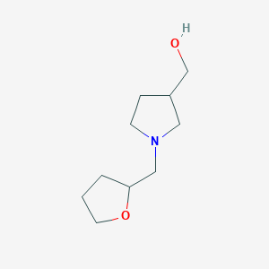 {1-[(oxolan-2-yl)methyl]pyrrolidin-3-yl}methanolͼƬ