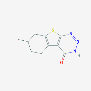 11-methyl-8-thia-4,5,6-triazatricyclo[7,4,0,0^{2,7}]trideca-1(9),2(7),5-trien-3-oneͼƬ