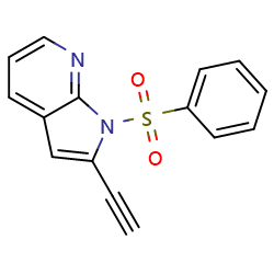 1-(benzenesulfonyl)-2-ethynyl-1H-pyrrolo[2,3-b]pyridineͼƬ