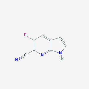 5-fluoro-1H-pyrrolo[2,3-b]pyridine-6-carbonitrileͼƬ