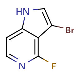 3-bromo-4-fluoro-1H-pyrrolo[3,2-c]pyridineͼƬ