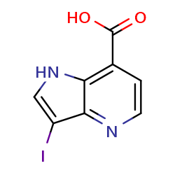 3-iodo-1H-pyrrolo[3,2-b]pyridine-7-carboxylicacidͼƬ