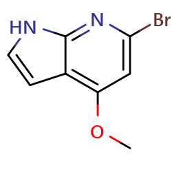 6-bromo-4-methoxy-1H-pyrrolo[2,3-b]pyridineͼƬ
