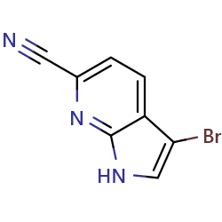 3-bromo-1H-pyrrolo[2,3-b]pyridine-6-carbonitrileͼƬ