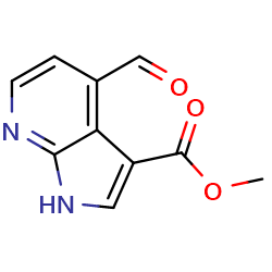 methyl4-formyl-1H-pyrrolo[2,3-b]pyridine-3-carboxylateͼƬ