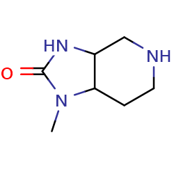 1-methyl-octahydro-1H-imidazolidino[4,5-c]pyridin-2-oneͼƬ