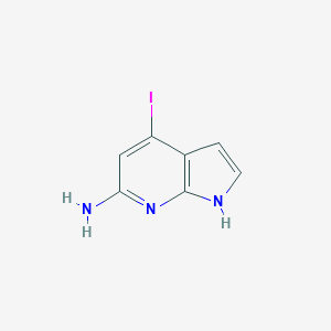 4-iodo-1H-pyrrolo[2,3-b]pyridin-6-amineͼƬ