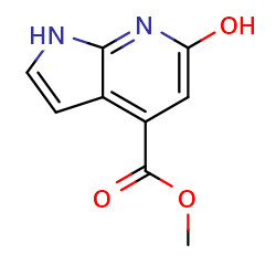 methyl6-hydroxy-1H-pyrrolo[2,3-b]pyridine-4-carboxylateͼƬ