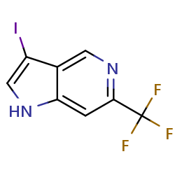 3-iodo-6-(trifluoromethyl)-1H-pyrrolo[3,2-c]pyridineͼƬ