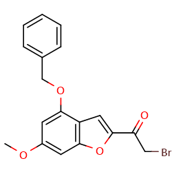 1-[4-(benzyloxy)-6-methoxy-1-benzofuran-2-yl]-2-bromoethan-1-oneͼƬ