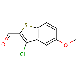 3-chloro-5-methoxy-1-benzothiophene-2-carbaldehydeͼƬ