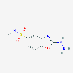 2-Hydrazinyl-N,N-dimethyl-1,3-benzoxazole-5-sulfonamideͼƬ