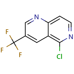 5-chloro-3-(trifluoromethyl)-1,6-naphthyridineͼƬ