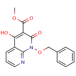 methyl1-(benzyloxy)-4-hydroxy-2-oxo-1,2-dihydro-1,8-naphthyridine-3-carboxylateͼƬ