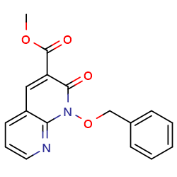 methyl1-(benzyloxy)-2-oxo-1,2-dihydro-1,8-naphthyridine-3-carboxylateͼƬ