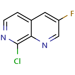 8-chloro-3-fluoro-1,7-naphthyridineͼƬ