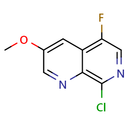 8-chloro-5-fluoro-3-methoxy-1,7-naphthyridineͼƬ