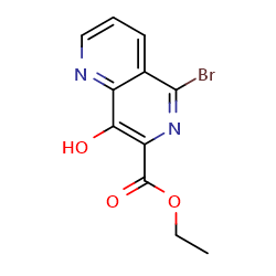 ethyl5-bromo-8-hydroxy-1,6-naphthyridine-7-carboxylateͼƬ