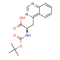 (2R)-2-{[(tert-butoxy)carbonyl]amino}-3-(quinazolin-4-yl)propanoicacidͼƬ