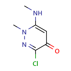 3-chloro-1-methyl-6-(methylamino)-1,4-dihydropyridazin-4-oneͼƬ