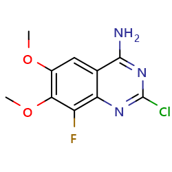 2-chloro-8-fluoro-6,7-dimethoxy-quinazolin-4-amineͼƬ