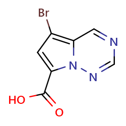 5-bromopyrrolo[2,1-f][1,2,4]triazine-7-carboxylicacidͼƬ